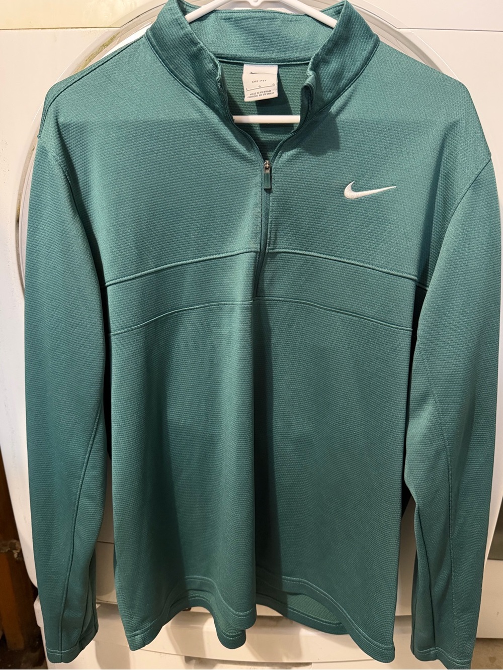 Nike Men’s Teal Half-Zip Performance Jacket
